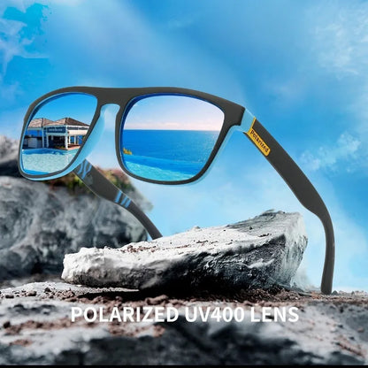 Black Polarized Square Sunglasses Men Women Fashion Classic
