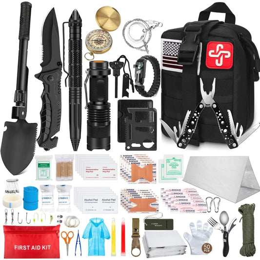238Pcs Emergency Survival Kit,