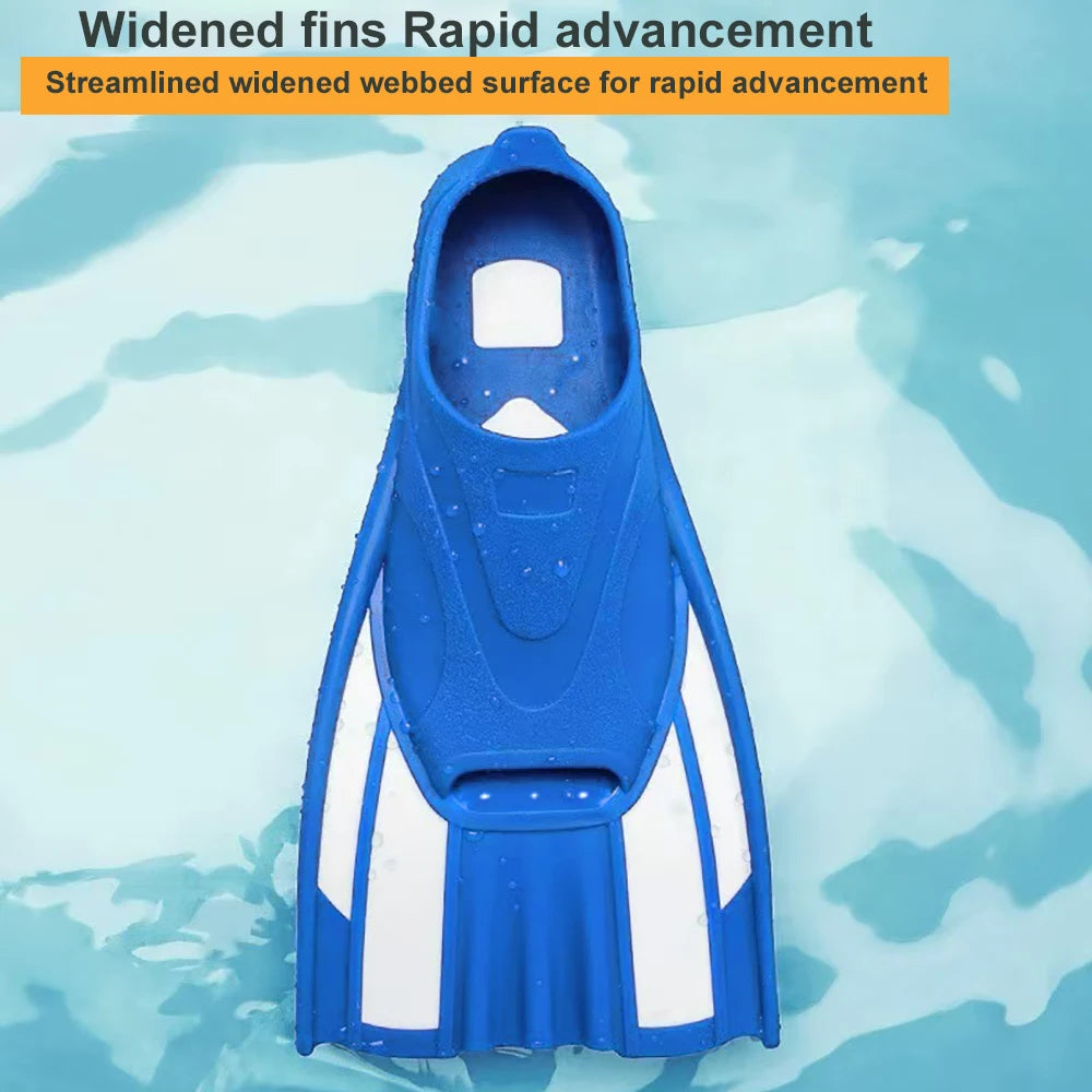 Silicone Buckles Snorkeling Diving Flippers
