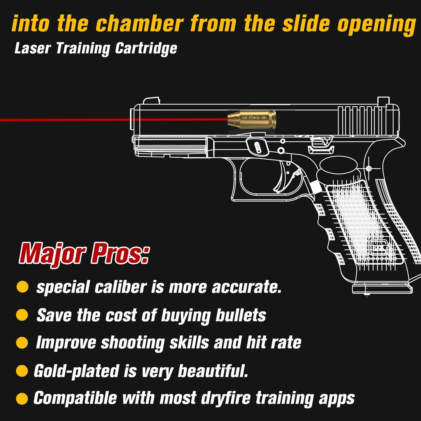 45ACP Red Laser Calibration Tool