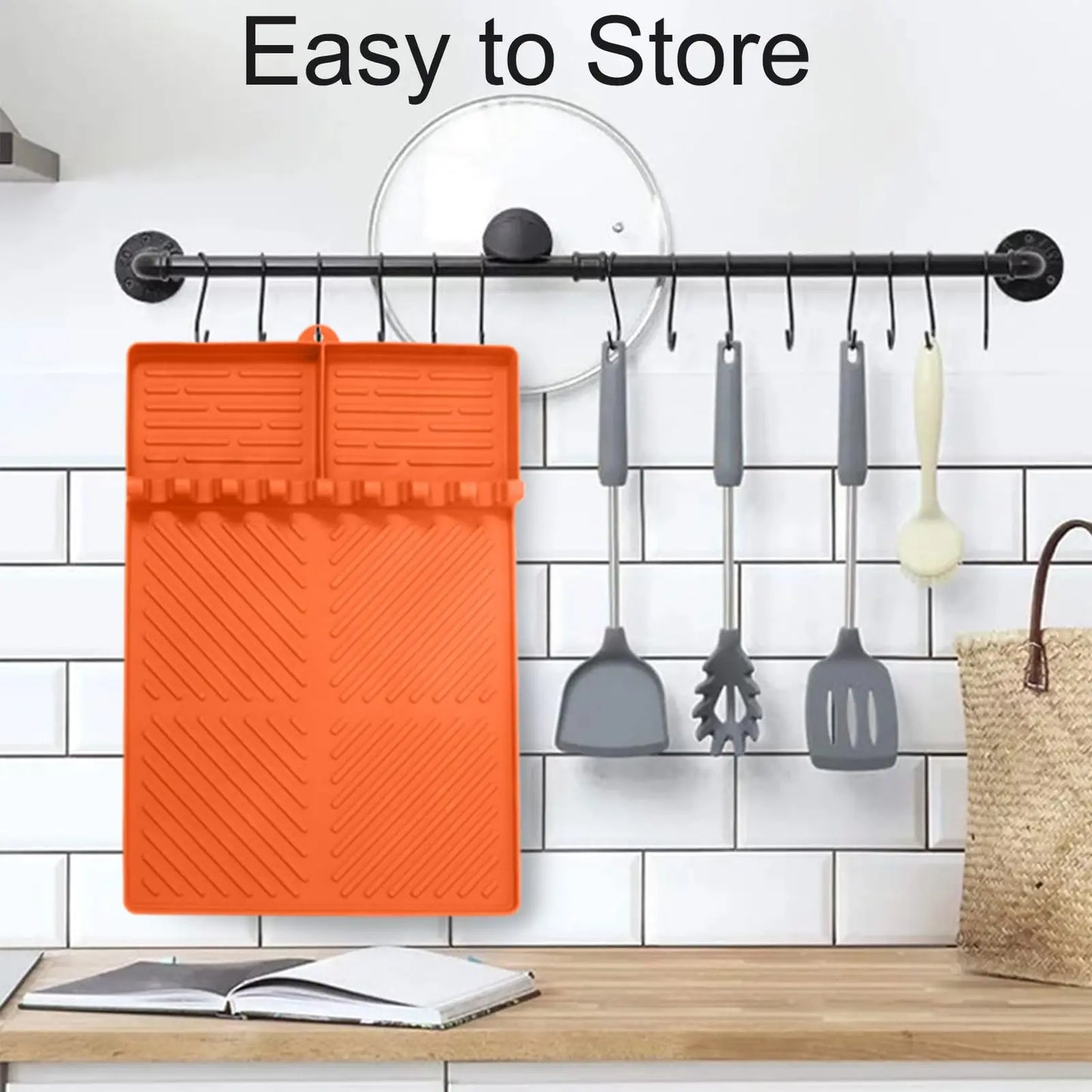 Silicone Grill Mat Compatible with Blackstone,