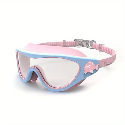 Swim Goggles - Fog-Free, Leakproof, Large Frame for Wide-Angle Vision