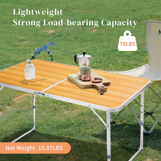 4Ft Folding Table lightweight