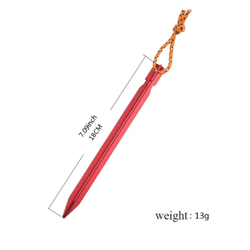Aluminum Alloy ultralight Tent Pegs 18cm