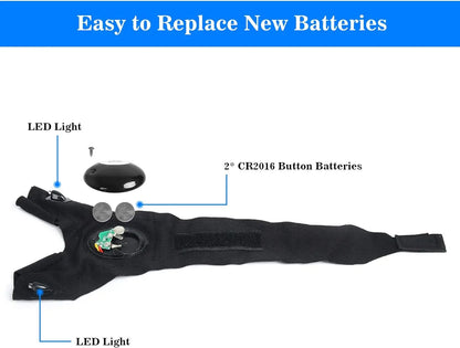 LED Half Finger Glove for Men Women