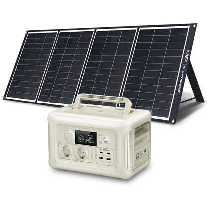 ALLPOWERS R600 Portable Power Station with Portable SolarPanel