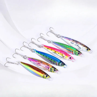 Metal Cast Jig Spoon 7g Artificial Bait Tackle