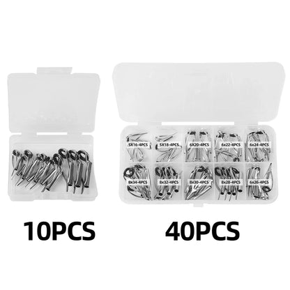 Fishing Rod Guide Ring Stainless Steel Top Tip Repair Kit