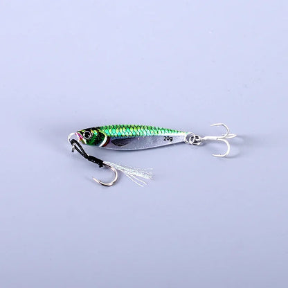 Metal Cast Jig Spoon 7g Artificial Bait Tackle