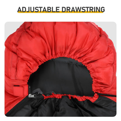 Lightweight Sleeping Bag with Multi USB Powered Heating Pads,
