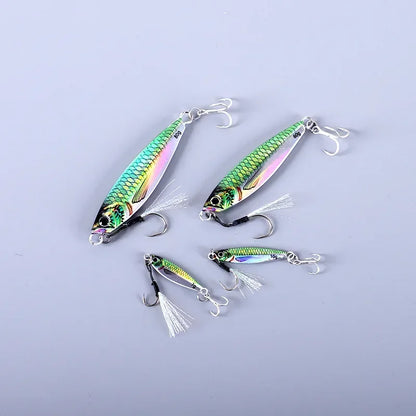 Metal Cast Jig Spoon 7g Artificial Bait Tackle