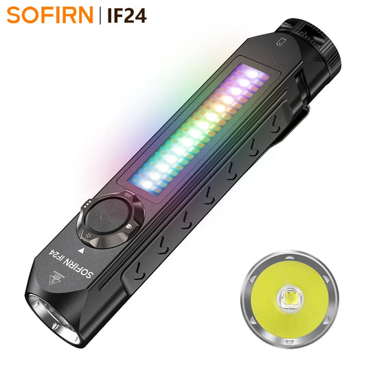 2000lm Powerful LED Flashlight  Rechargeable  Waterproof with Magnetic