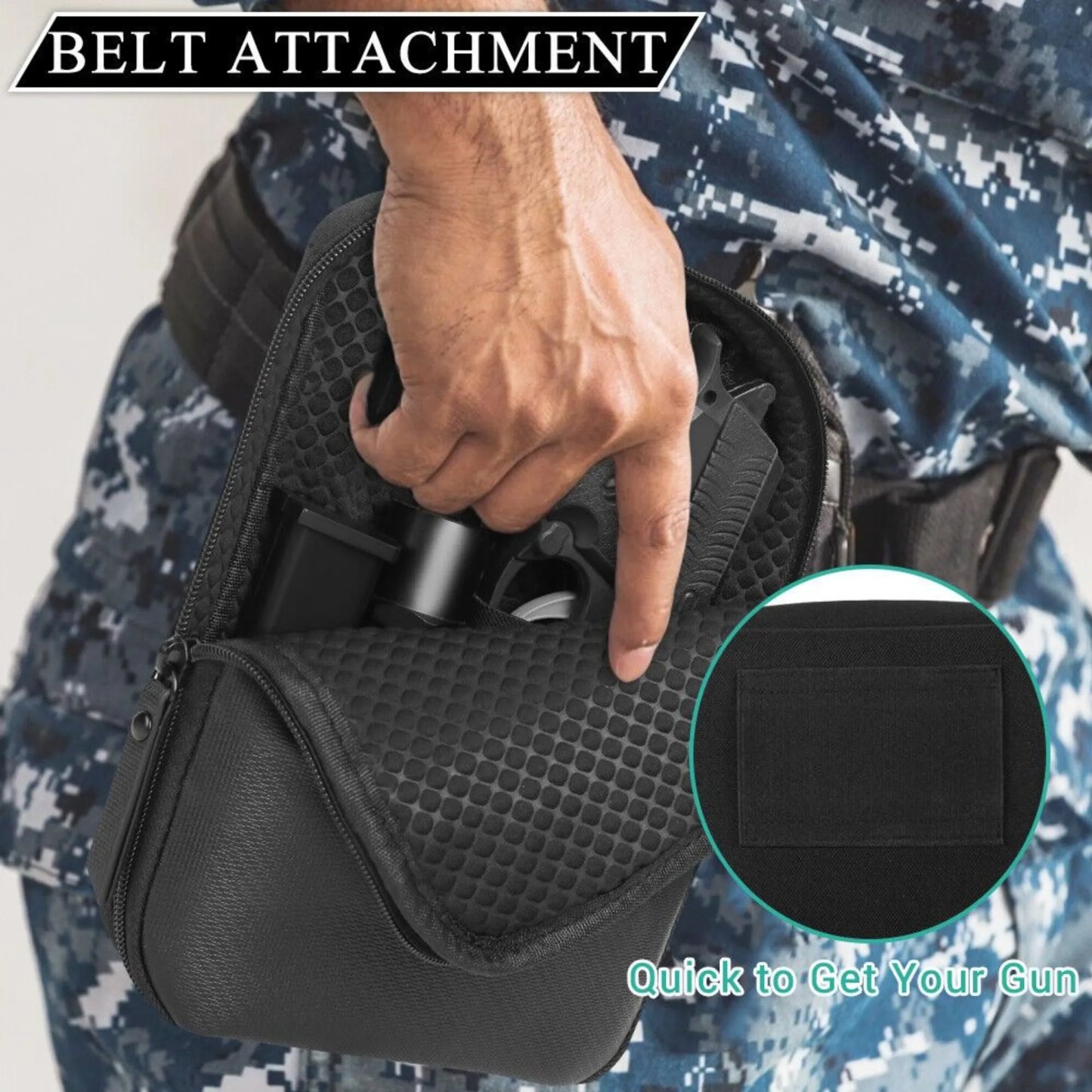 Pouch Pistol Holster Pack Waist