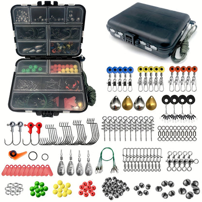 187pcs Ultimate Fishing Kit Set