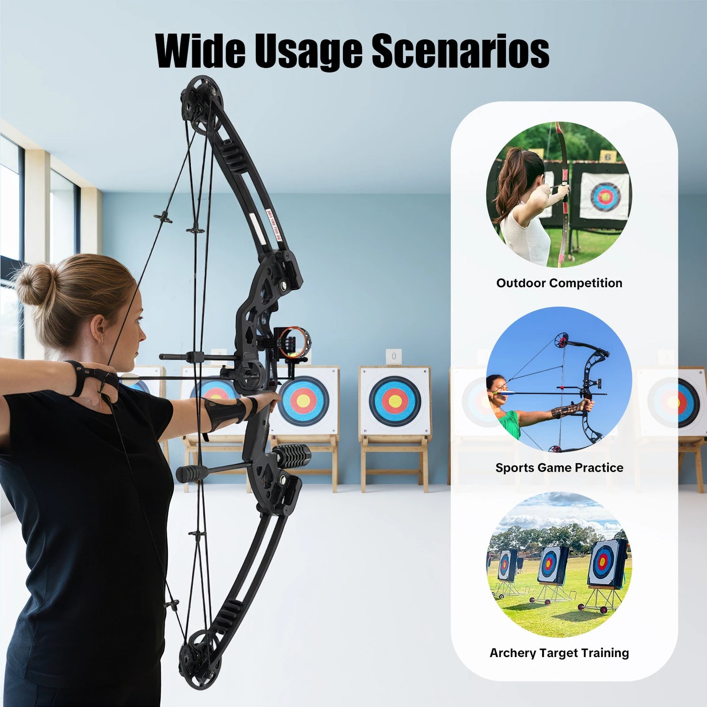 Compound Bow For Adults, Right Hand, Hunting Kit