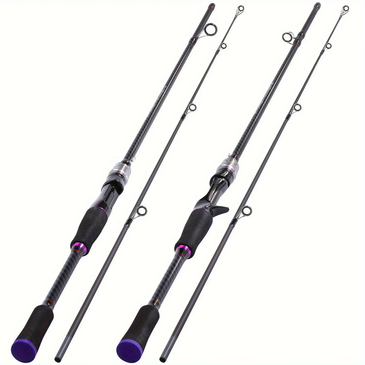 Telescopic Fishing Rod Carbon Fiber, for Freshwater & Saltwater