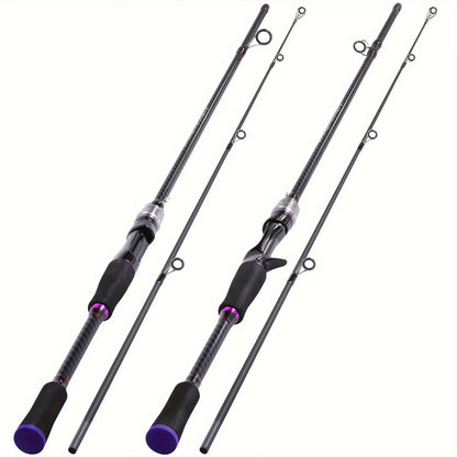 Telescopic Fishing Rod Carbon Fiber, for Freshwater & Saltwater
