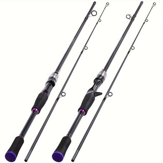 Telescopic Fishing Rod Carbon Fiber, for Freshwater & Saltwater