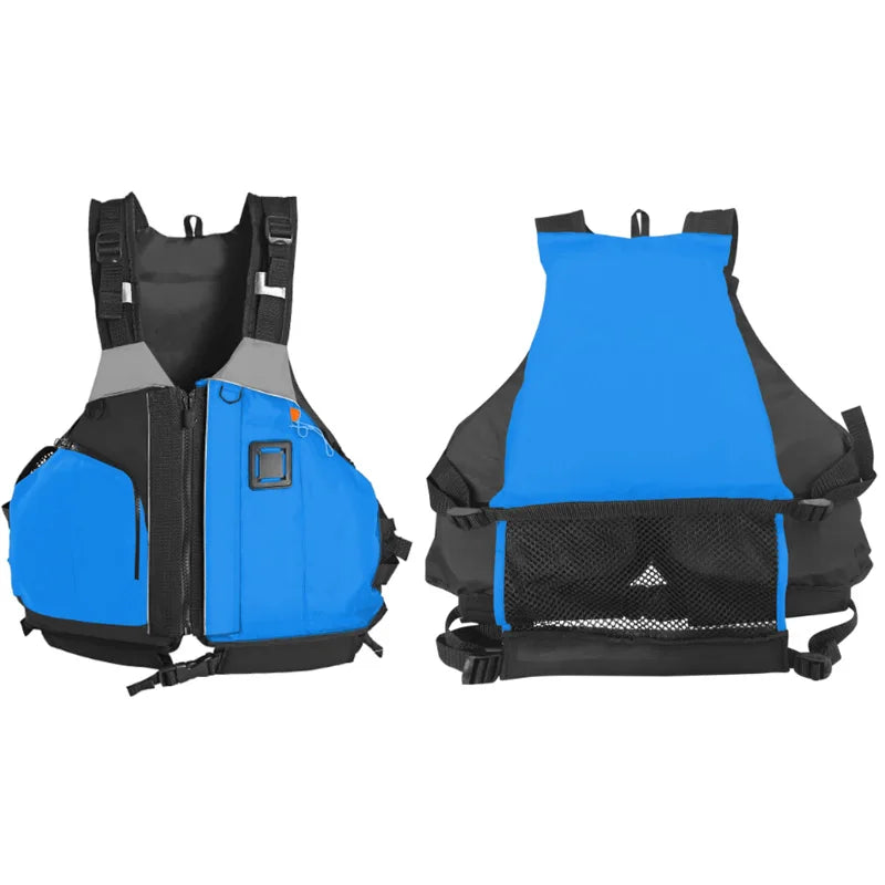 Kayaking Life Vest with Mesh High Back Kids Adult