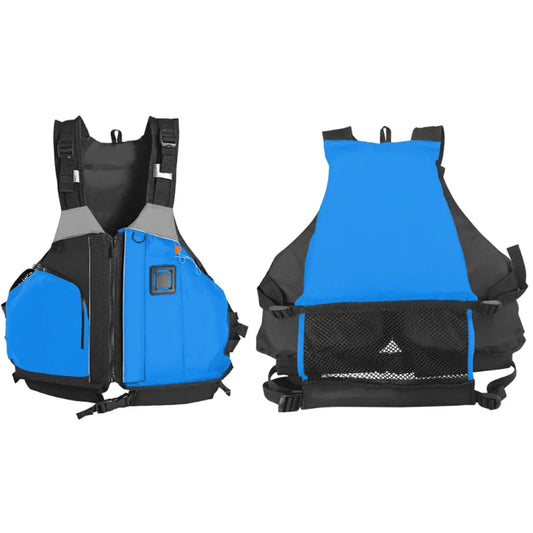 Kayaking Life Vest with Mesh High Back Kids Adult