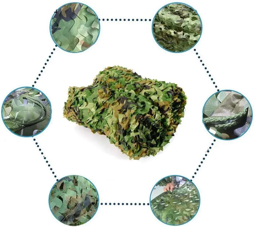 Camouflage Netting Camo Woodland Net, Camping Shooting Hunting 26 x 26FT