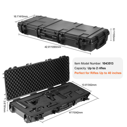 Hard Rifle Case Portable Long Gun