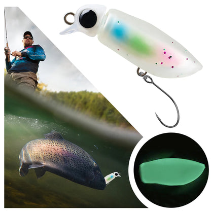 1-30pcs Insect Micro Soft Plastic Bait Trout Spinner Crank Bait