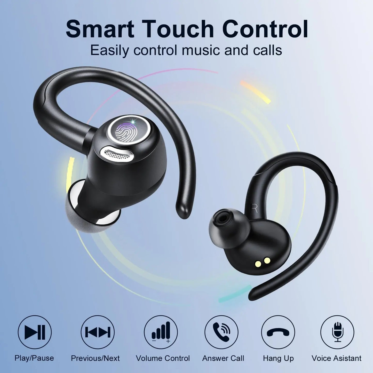 Headphones Wireless Earbuds Sport