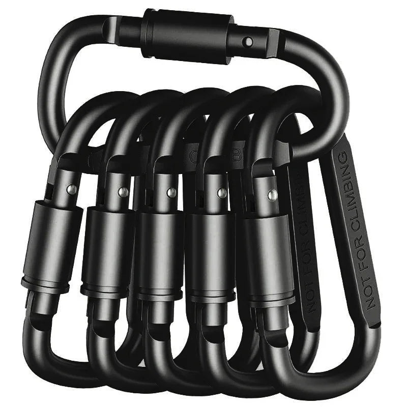 4-6PCS Carabiner Set For Key Camping Survival