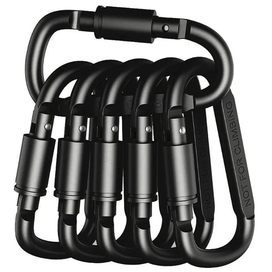 4-6PCS Carabiner Set For Key Camping Survival