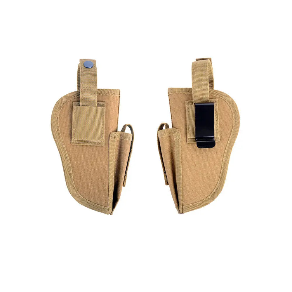 Tactical MOLLE Gun Pouch Holster Left / Right Universal