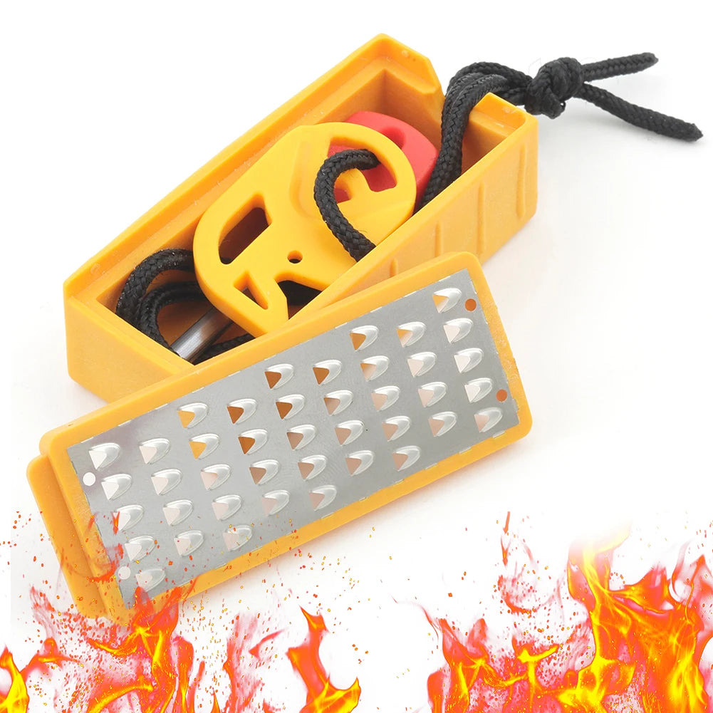 Lightweight Stainless Steel Grater Portable Outdoor Survival Tool