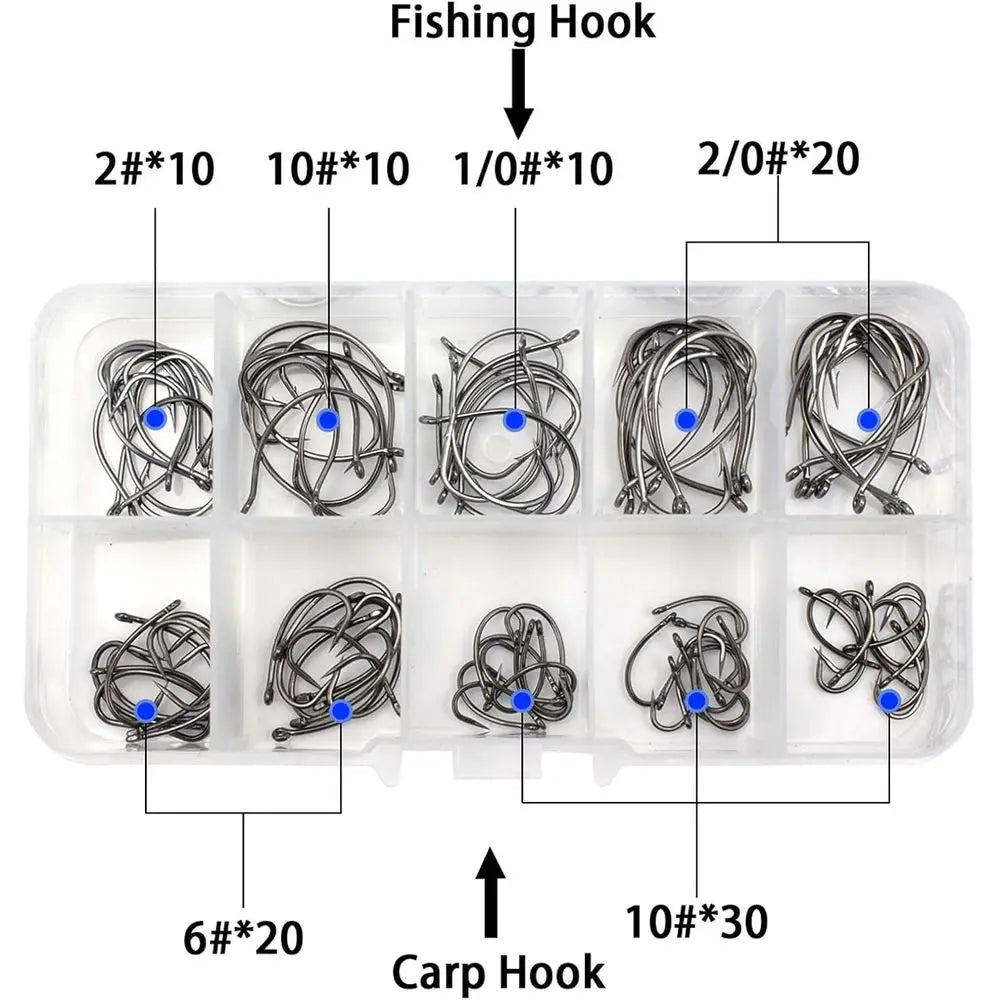 318-Piece Fishing Tackle Kit: Soft Lures, Hooks, Sinkers, Jigs, Crankbaits, Minnows, Swivels, Beads
