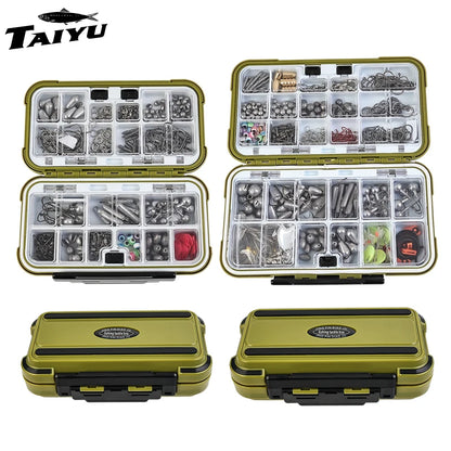 329pcs Fishing Kit with Tackle Box Complete Lure Set