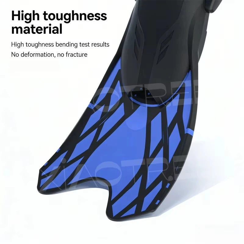 Snorkel / Swimming Flippers Open Heel Travel Size Adult Men/ Women