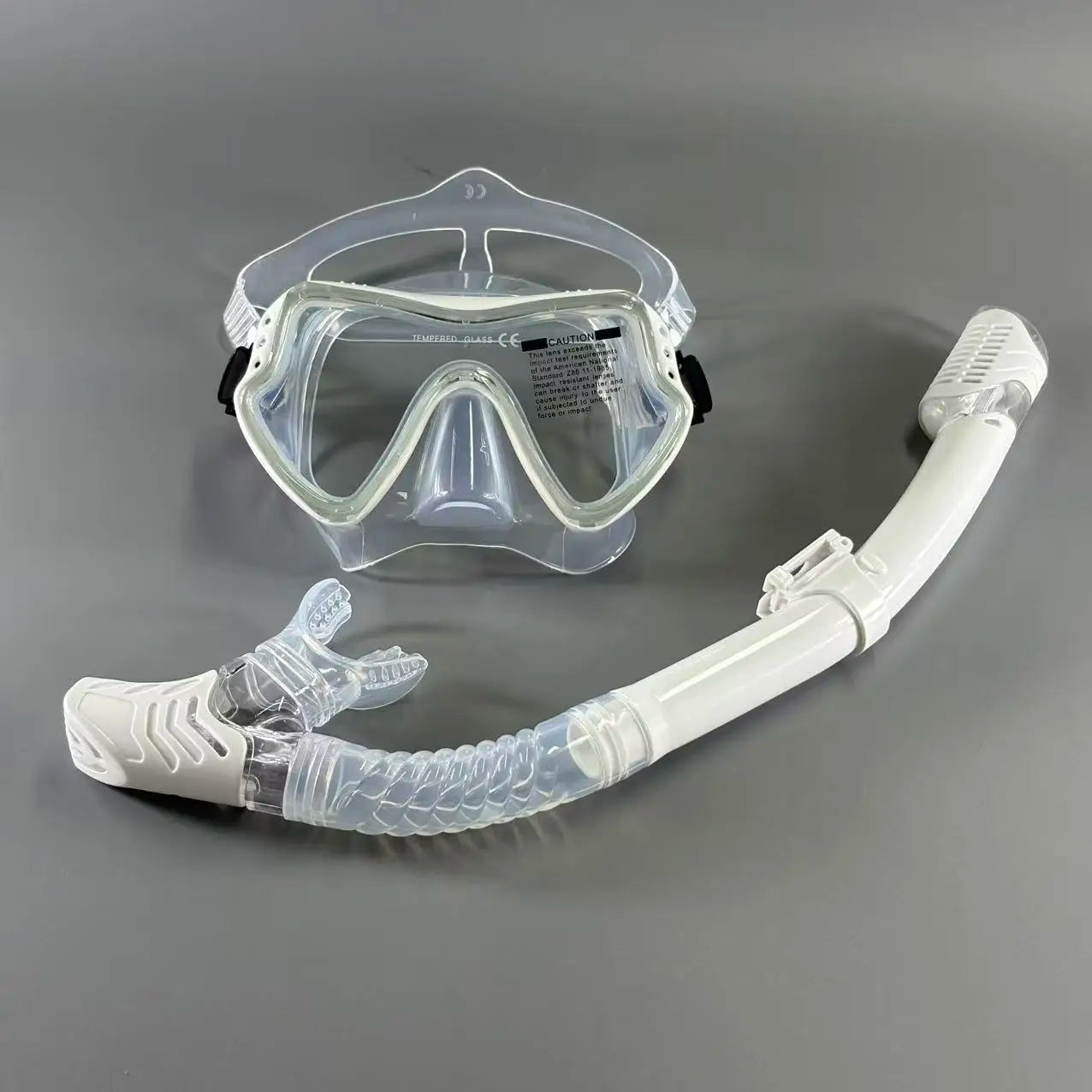 Large frame silicone face mask snorkeling mask for adults, men and women