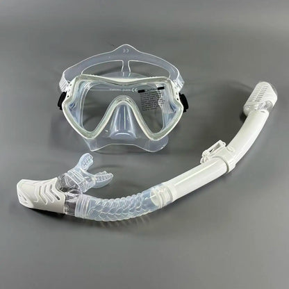 Large frame silicone face mask snorkeling mask for adults, men and women