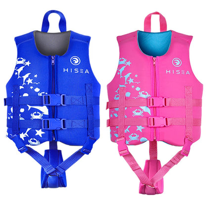 2025 Neoprene Children's Life Jacket Swimming Sailing Rafting Safety Life Jacket