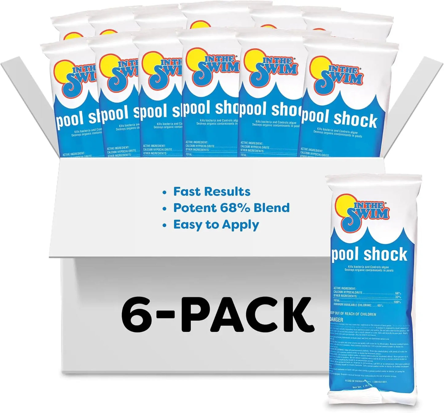 Swim Pool Shock 68% Cal-Hypo Granular Sanitizer