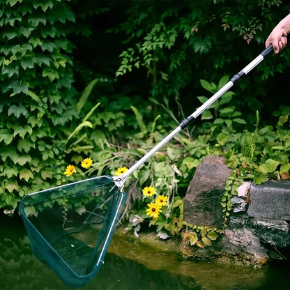 1pc Aluminum Alloy Fishing Net Telescopic Handle