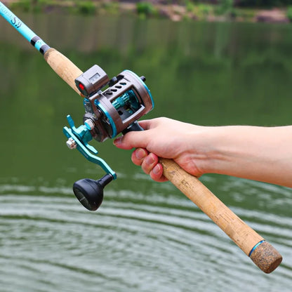 Fishing Rod Combo with Line Counter Fishing Reel