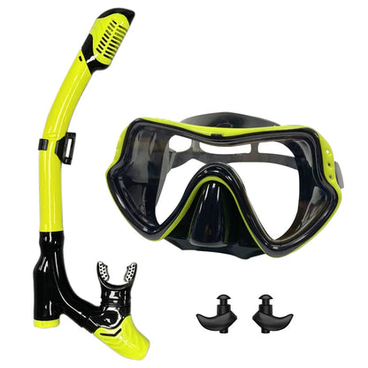 Professional Snorkel Diving Mask and Easy Breath Tube Set