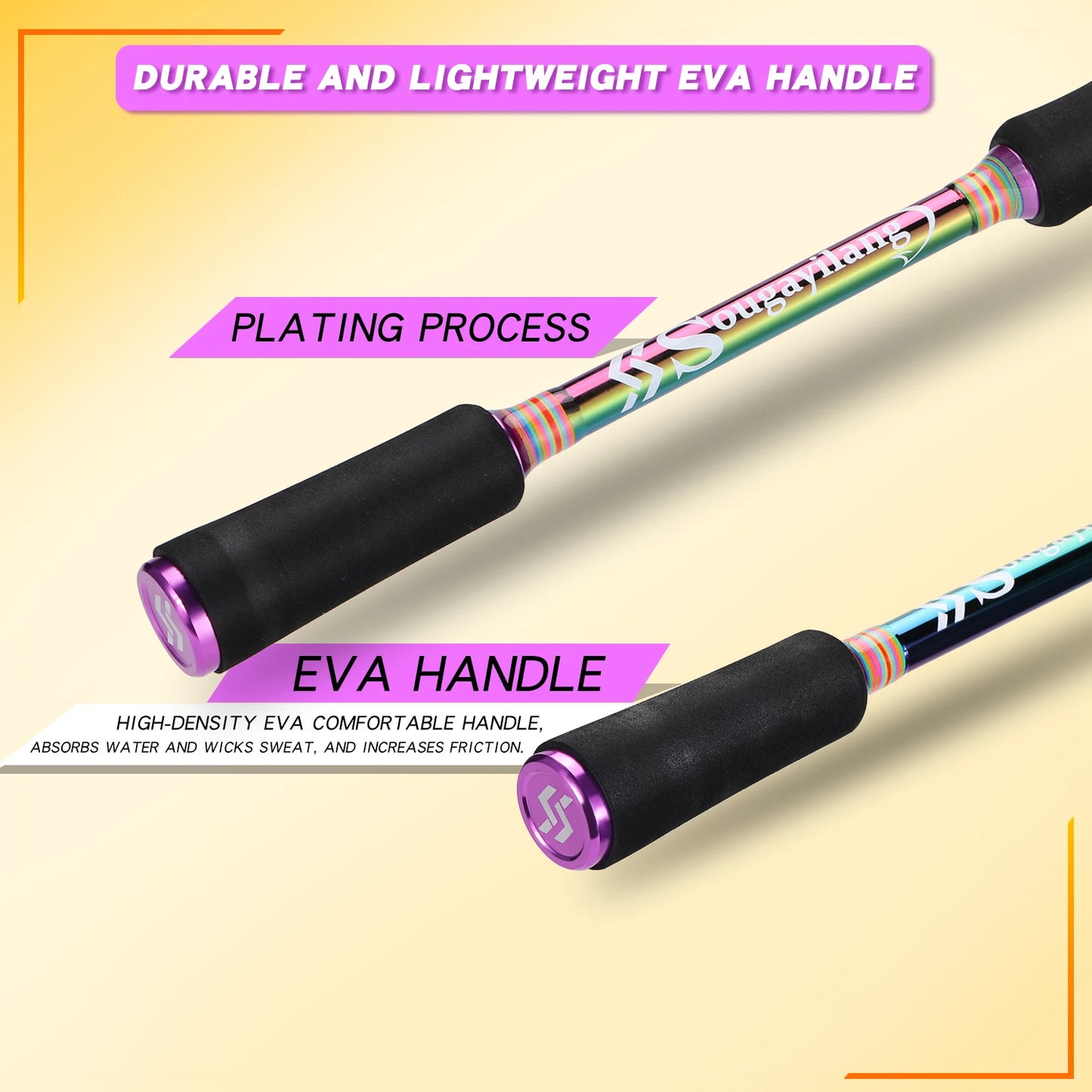 Baitcasting Fishing Rod M 1.8m 2.1m Carbon Fiber Rod