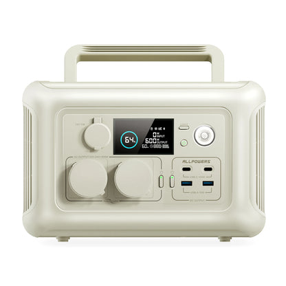 ALLPOWERS R600 Portable Power Station with Portable SolarPanel