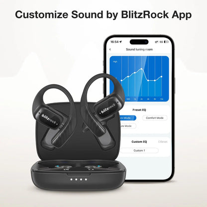 Open Ear Earbuds bluetooth V5.4 Earphones Air Conduction