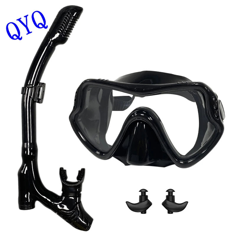 Professional Snorkel Diving Mask and Easy Breath Tube Set