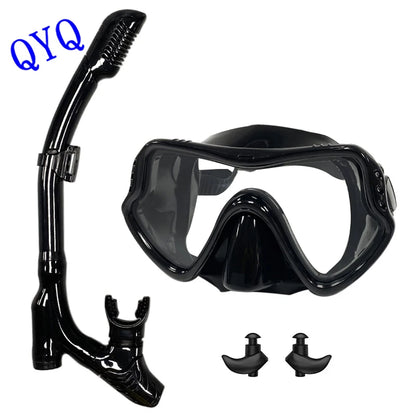 Professional Snorkel Diving Mask and Easy Breath Tube Set
