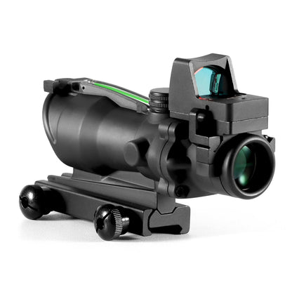 Adjustable 4x32 Red Dot Tactical Scope