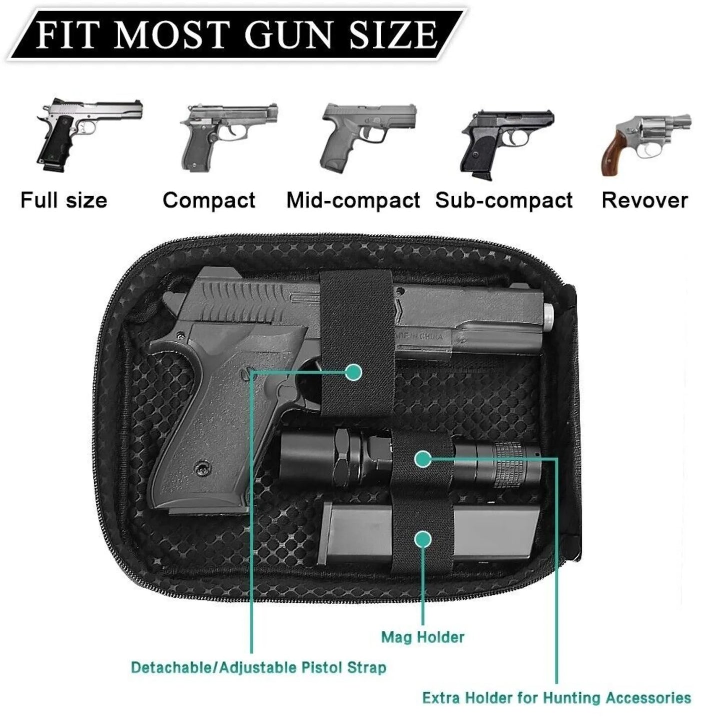 Pouch Pistol Holster Pack Waist