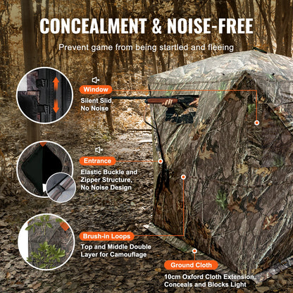 Hunting Blind 270° See Through Ground Blind 2-3 Person